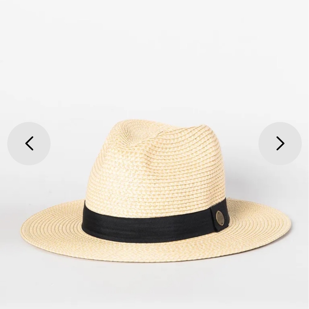 Billabong Dakota Panama Straw Hat NWOT